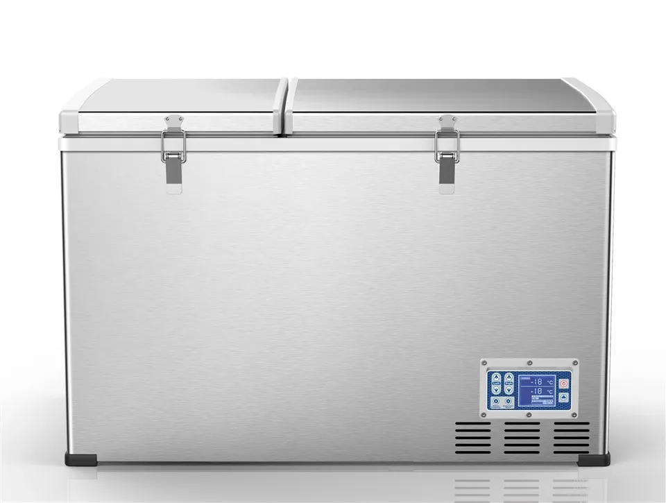 80L\/100L\/125L krūšu ledusskapis Divkāršās durvis